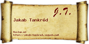 Jakab Tankréd névjegykártya